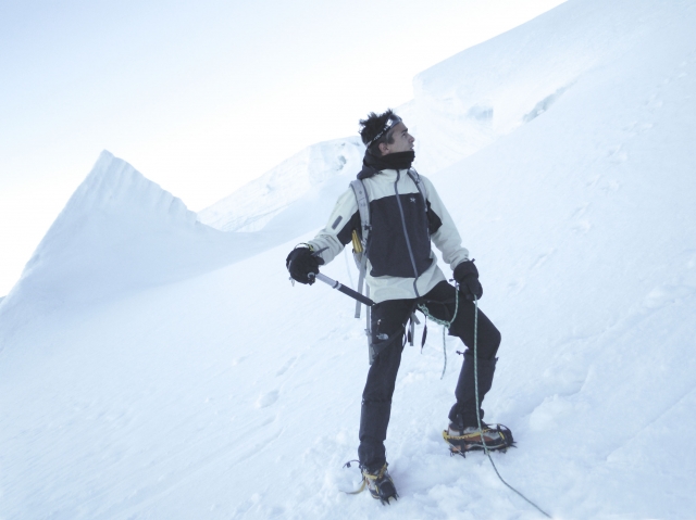 alpinista ascenso